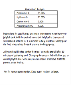 JellyFuel Dry Jellyfish Food